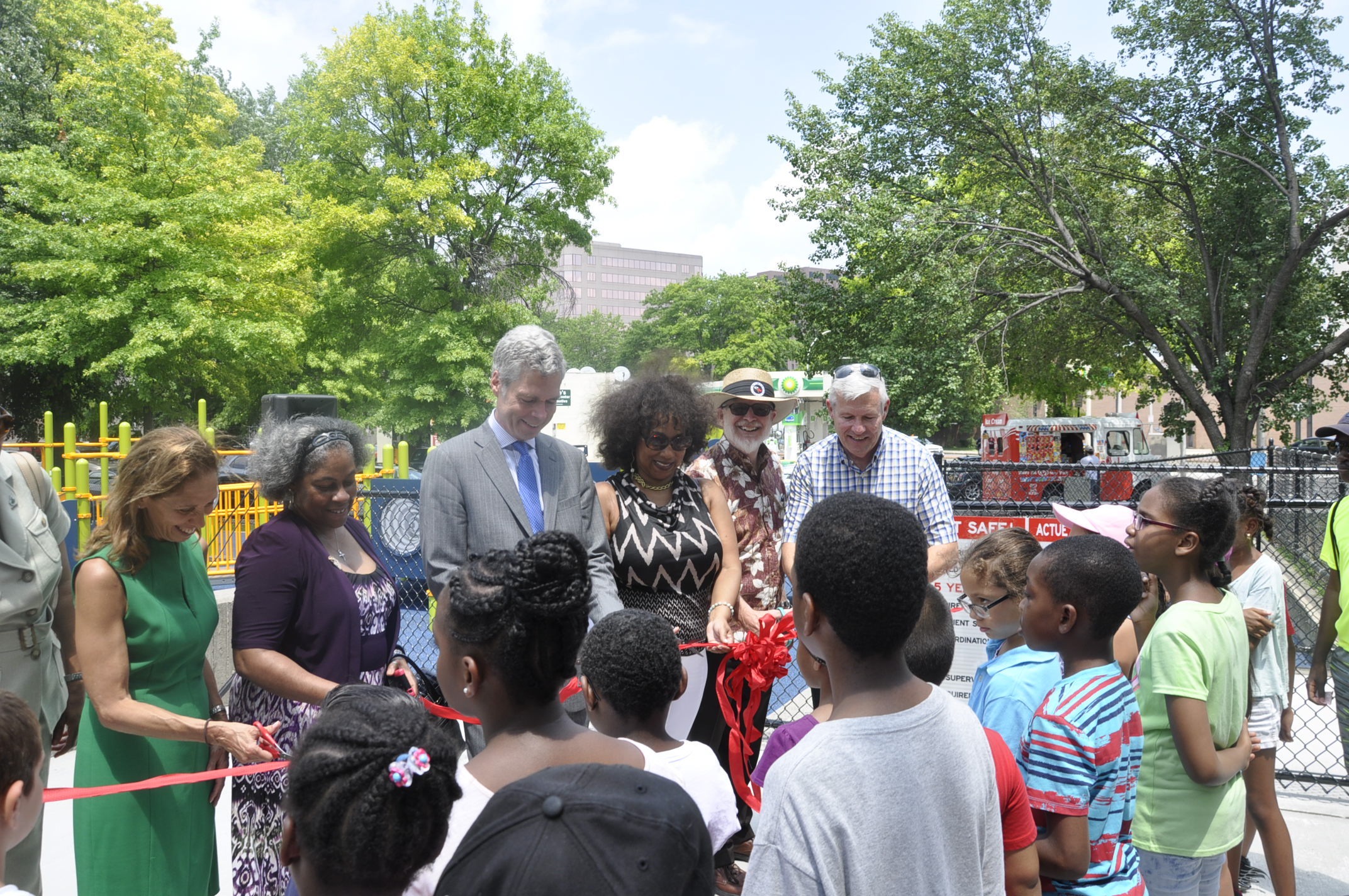 Kittrell Park Fitness Center Ribbon Cutting July 2